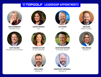 Topgolf Announces Next Generation of Leadership from Global Entertainment, Sports & Gaming