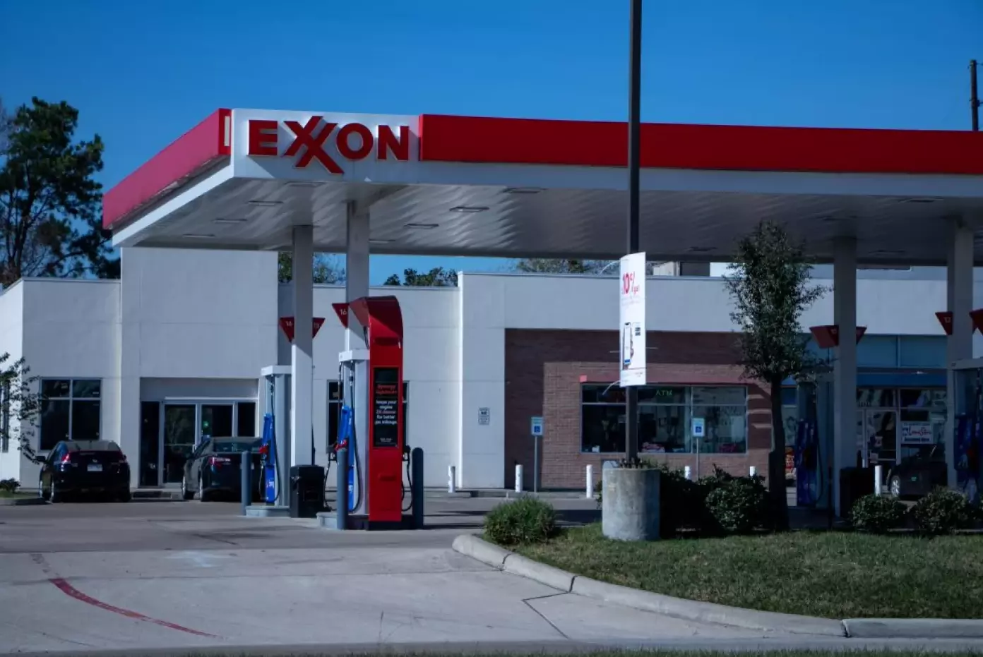 Exxon gas station, located on John F Kennedy Blvd. Taken on Dec. 3, 2019.