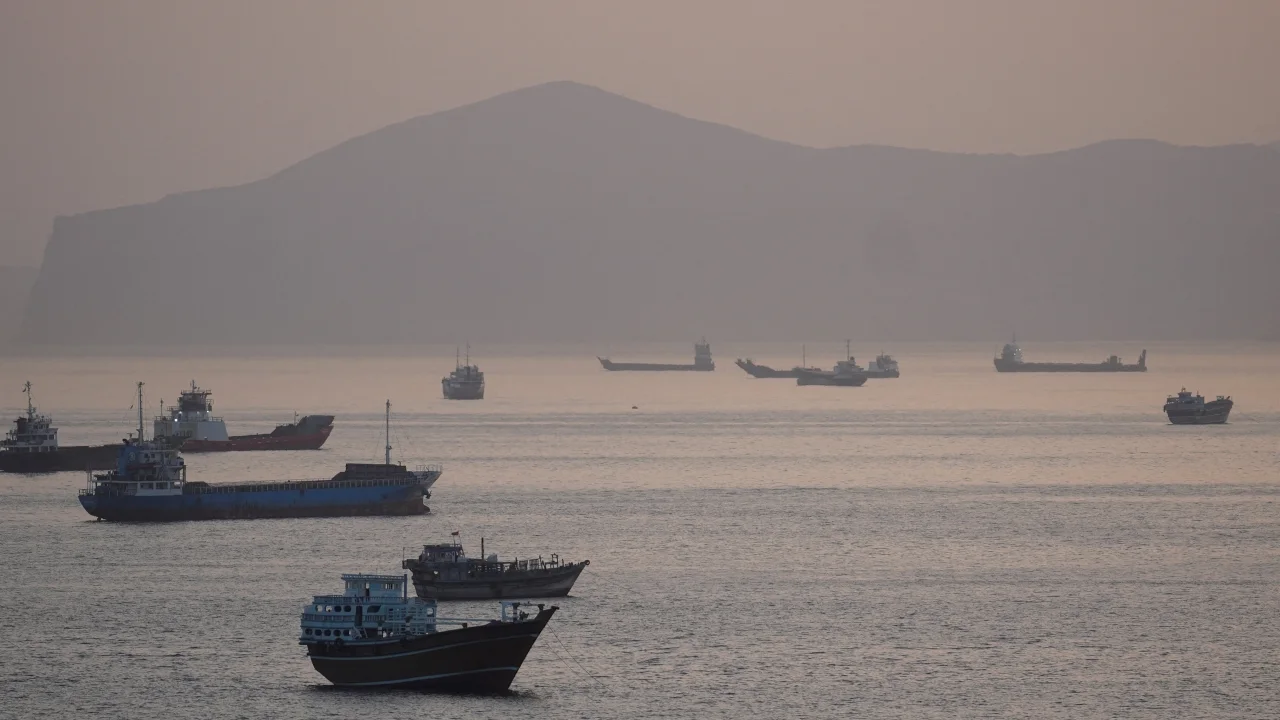 Ships and boats in the Strait of Hormuz, MusandamShips and boats in the Strait of Hormuz near Musandam, Oman, Friday.