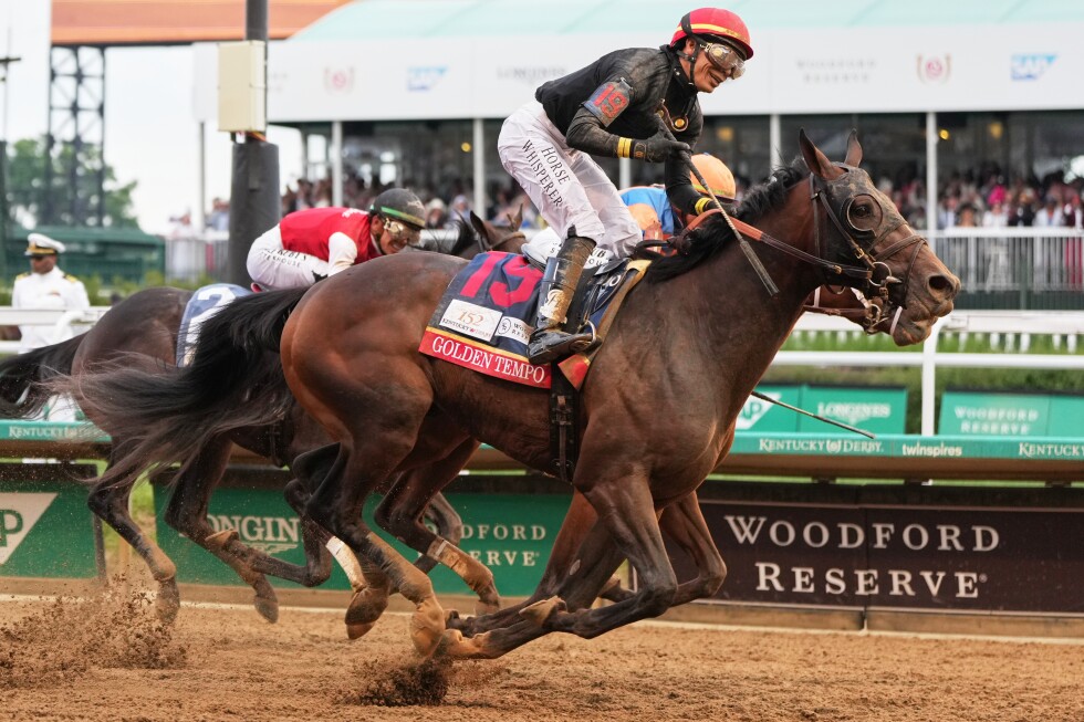 Golden Tempo takes Kentucky Derby as Cherie DeVaux becomes 1st woman to train winner