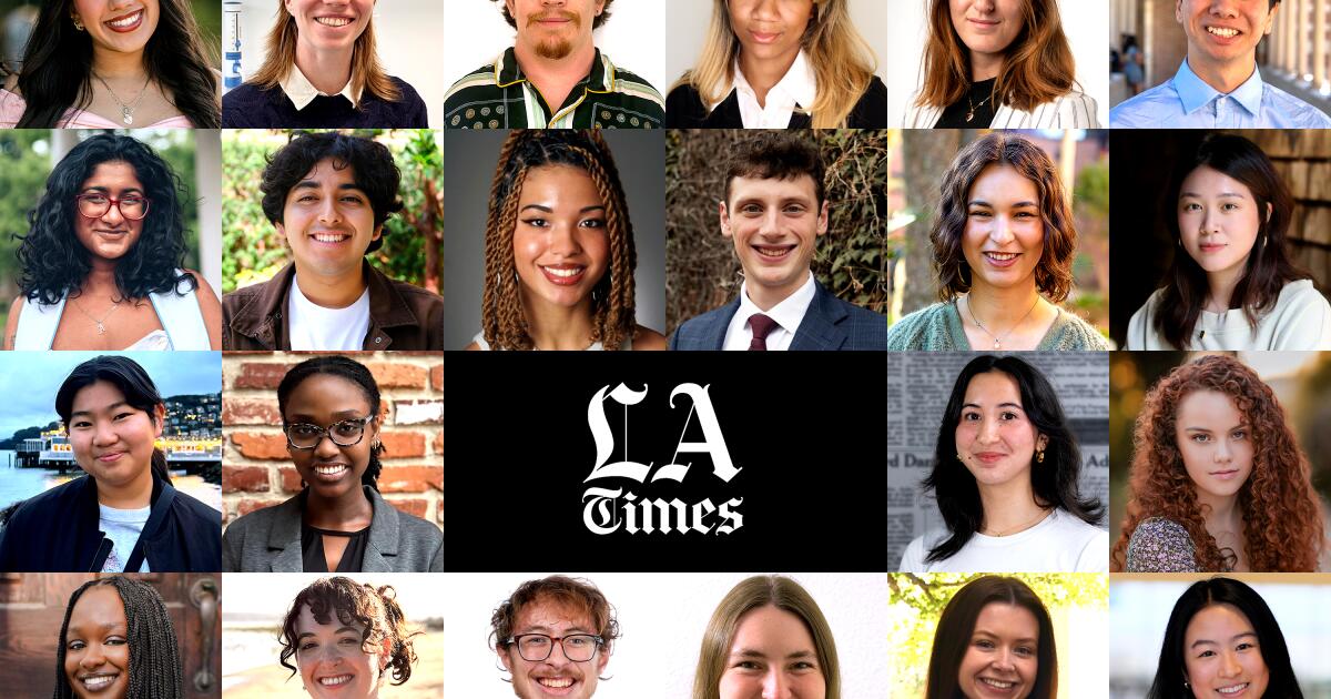 The L.A. Times welcomes its class of 2026 summer interns