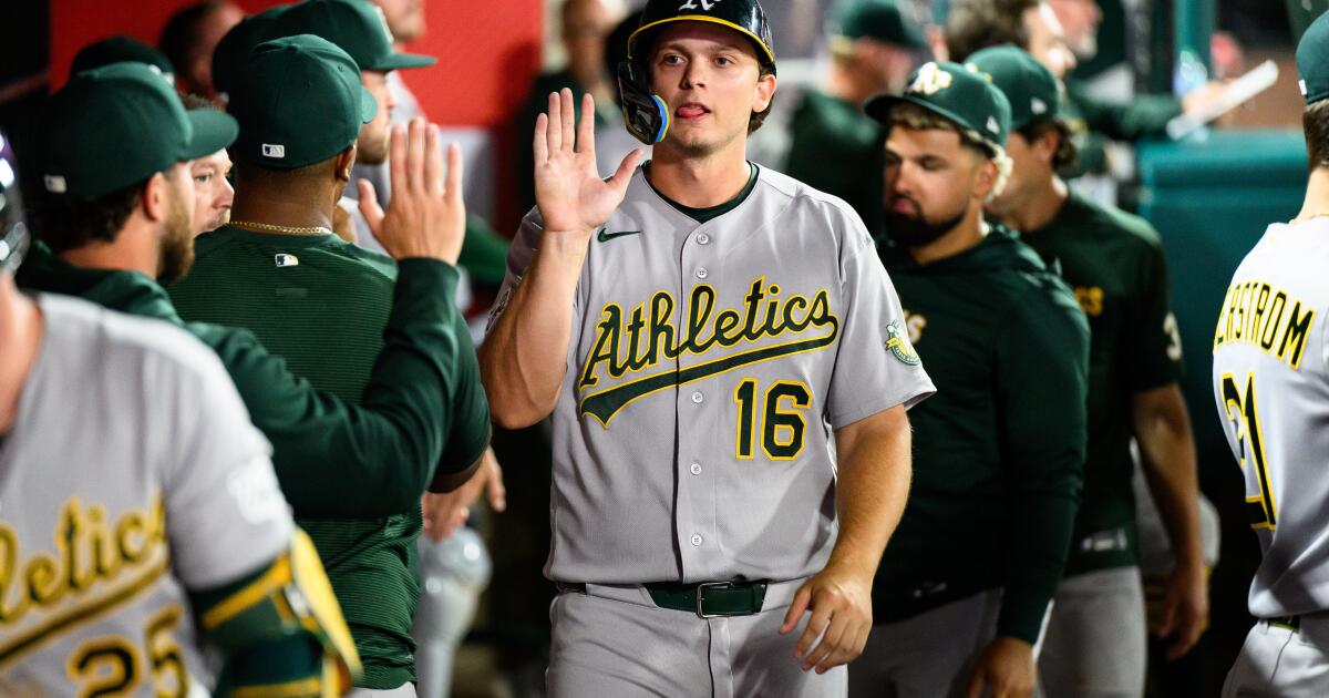 Angels pitching can't solve Nick Kurtz or the A's and lose in a rout