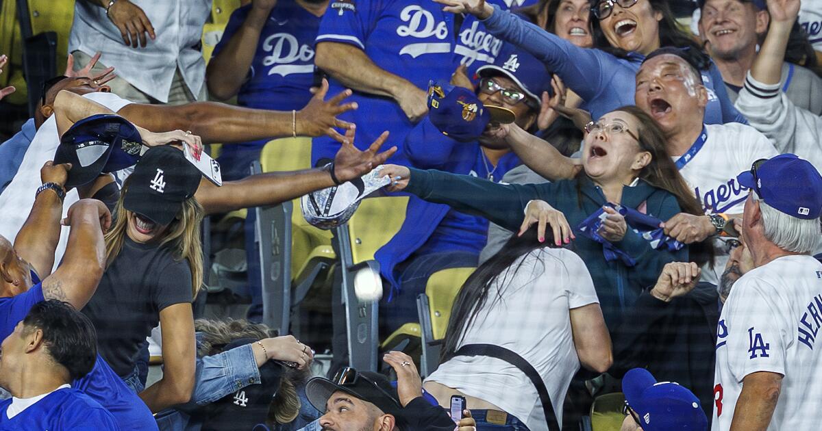 Letters: The ups, downs and in-betweens of Dodgers baseball