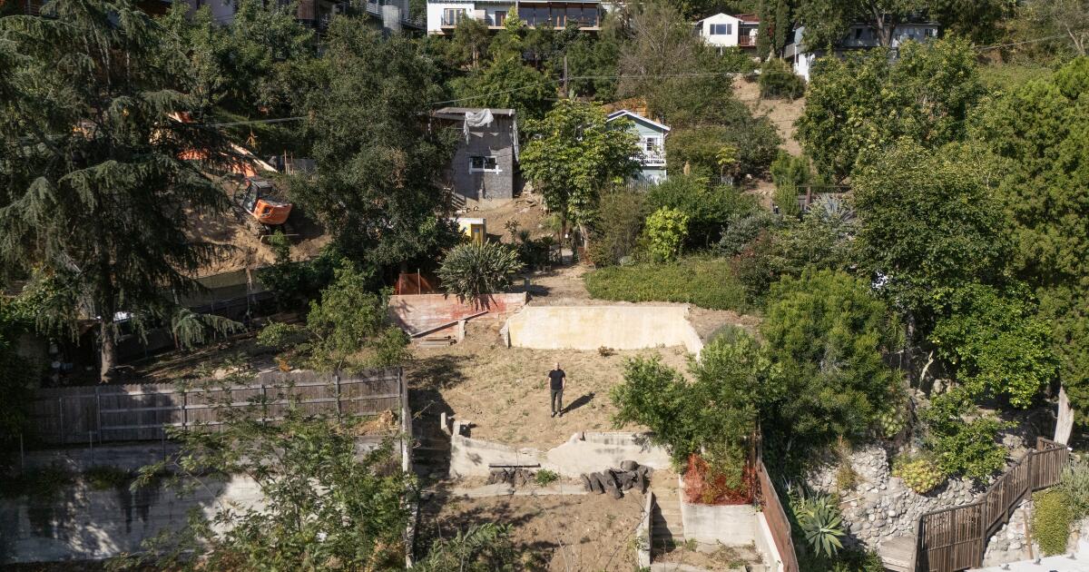 'Kafkaesque': One man's struggle to build a hillside home in L.A.