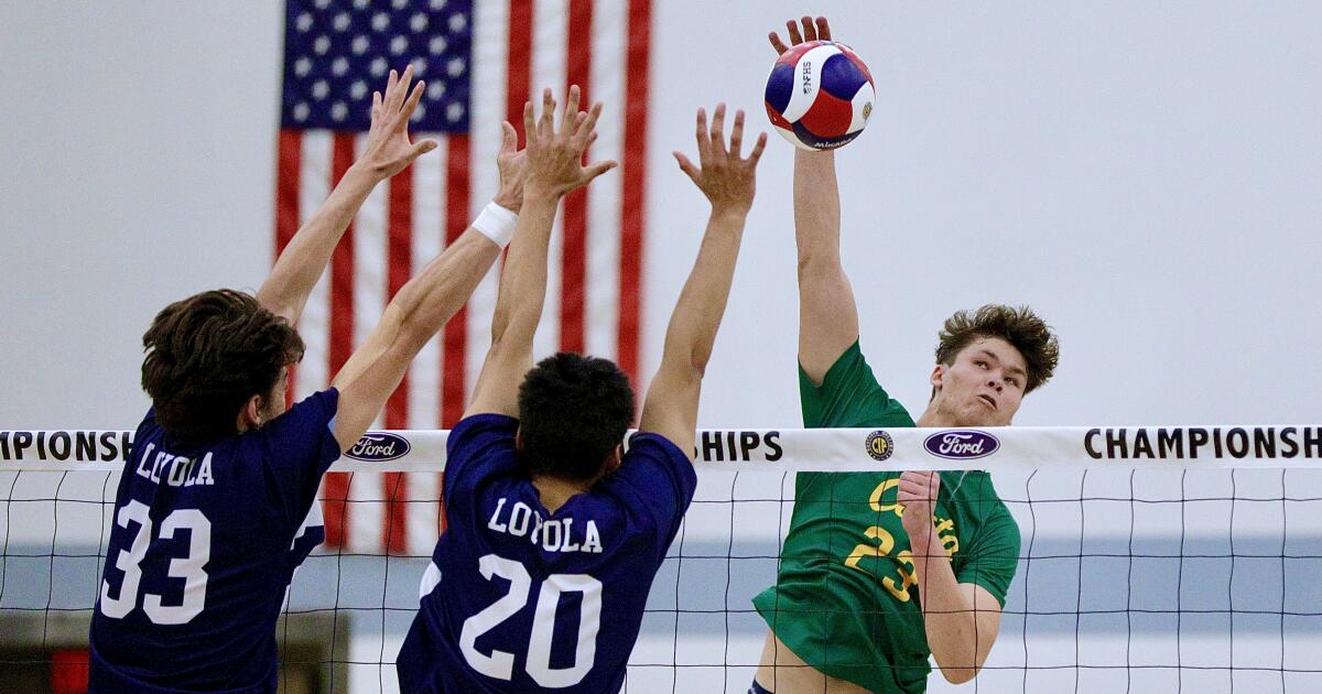 Mira Costa defeats Loyola for the Southern Section boys' volleyball title