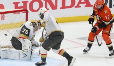 NHL playoffs: Ducks defeat Vegas in Game 4 to even series