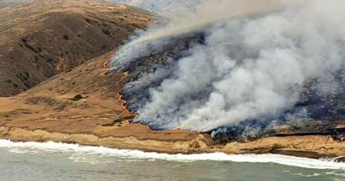 Largest fire ever recorded on Santa Rosa Island endangers 'gem of California coast'