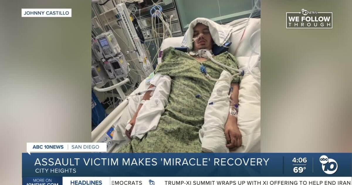 City Heights assault victim makes 'miracle' recovery