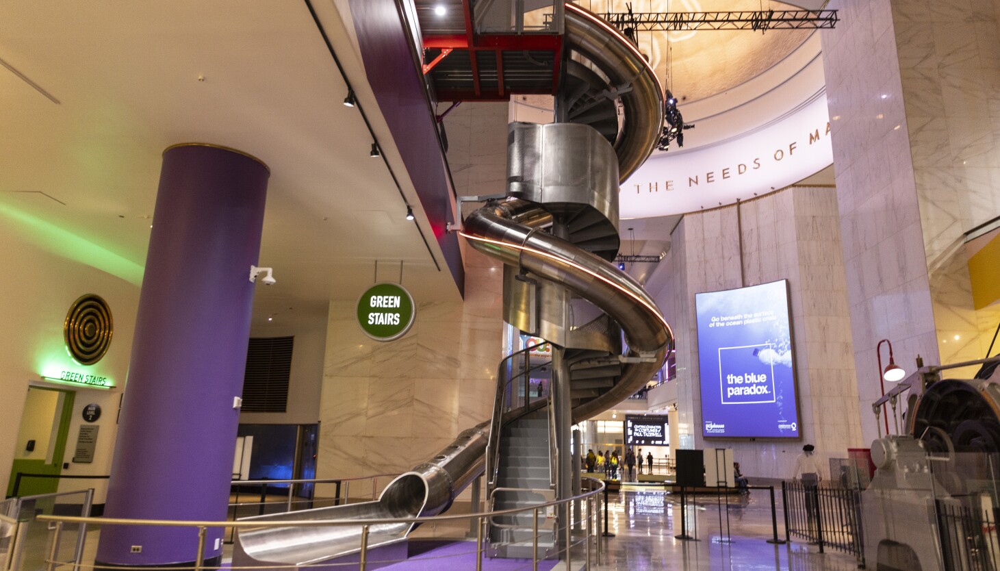 Giant slide at new Griffin Museum of Science and Industry exhibit set to be a scene stealer