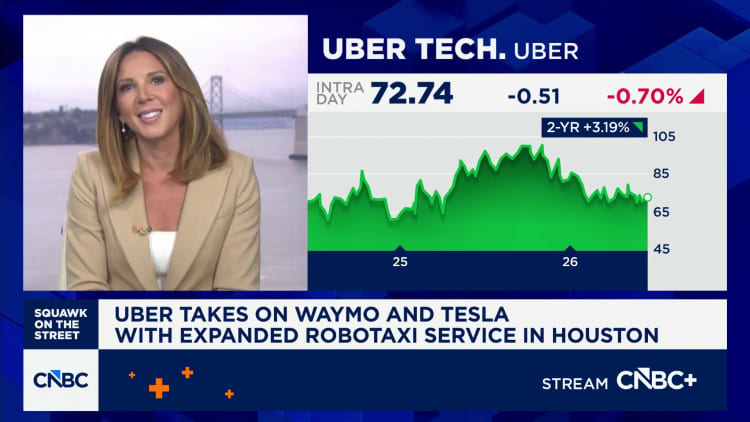 Uber takes on Waymo and Tesla with expanded robotaxi service in Houston