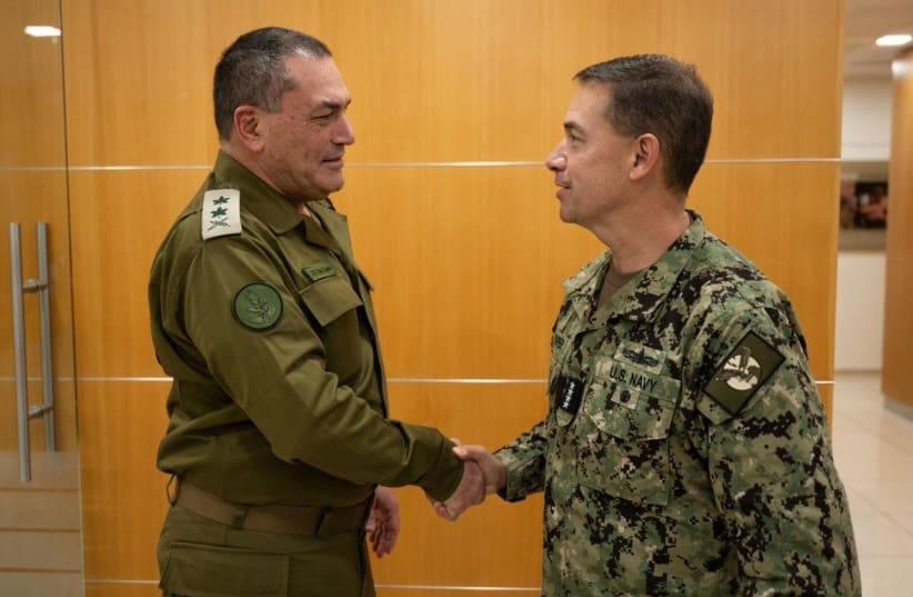 CENTCOM's Adm. Brad Cooper meets with IDF Chief of Staff Lt. Gen. Eyal Zamir on January 24, 2026.