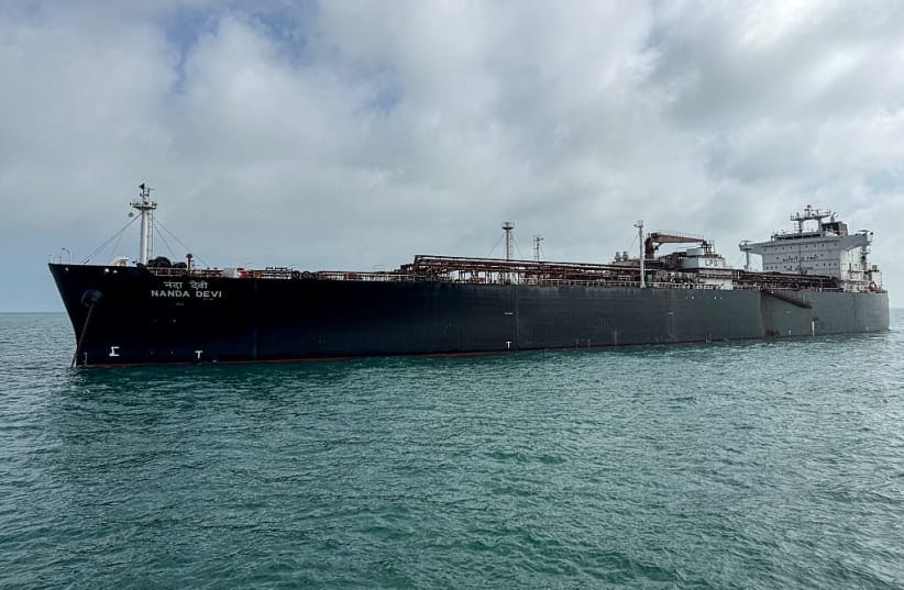 INDIAN VESSEL 'Nanda Devi' carrying liquefied petroleum gas (LPG) arrives at Vadinar Port in the Jamnagar district of Gujarat state on March 17, 2026 after Iran allowed it to pass through the Strait of Hormuz, a key energy corridor that remains disrupted by the Middle East war.