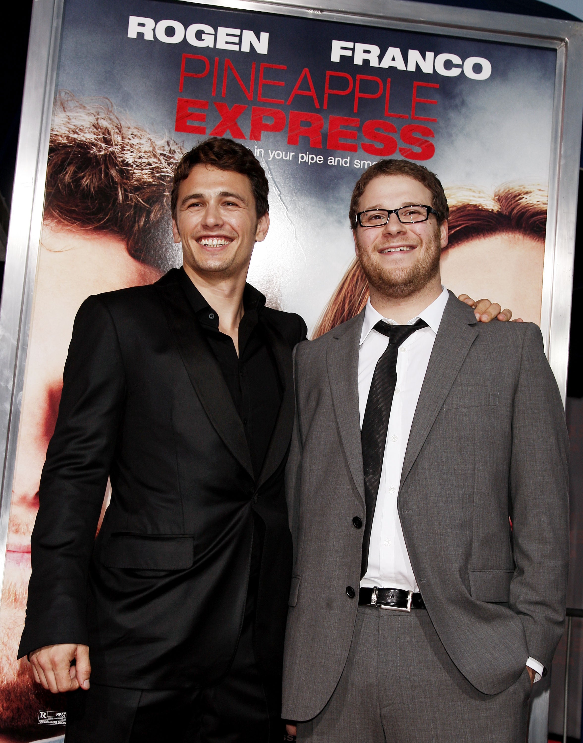 James Franco and Seth Rogen starred in several films together, including 'Pineapple Express'