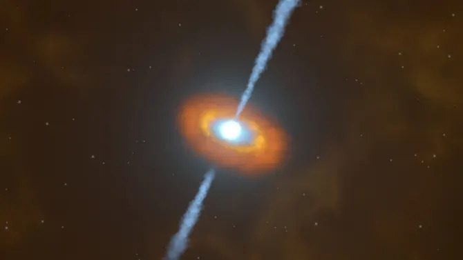 blazar quasar illustration 2