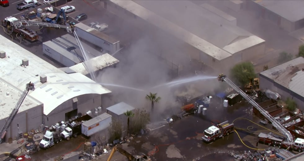 AZ Family | Structure fire in west Phoenix