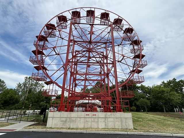 Ribbon-cutting held for restored Phoenix Wheel