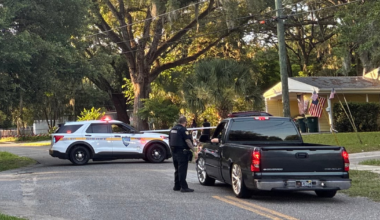 Heavy police presence shuts down Kline Road in Southside Estates