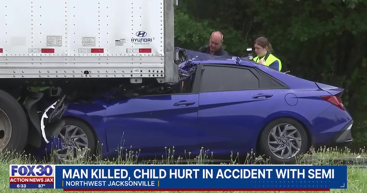 Child fighting for life after Jacksonville crash