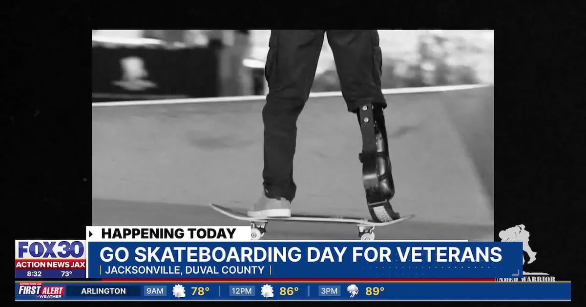 Wounded Warrior Project hosts skateboarding event for local veterans – Action News Jax