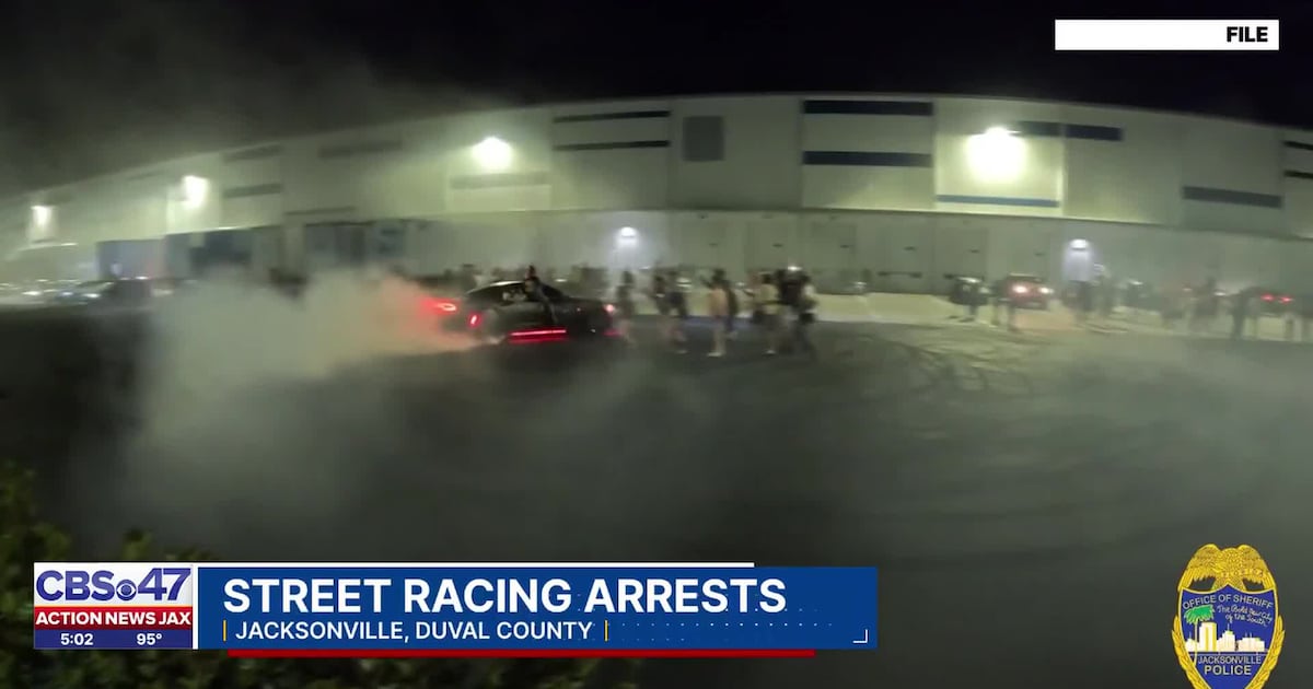 Nearly a dozen arrested on street-racing-related charges in Jacksonville – Action News Jax