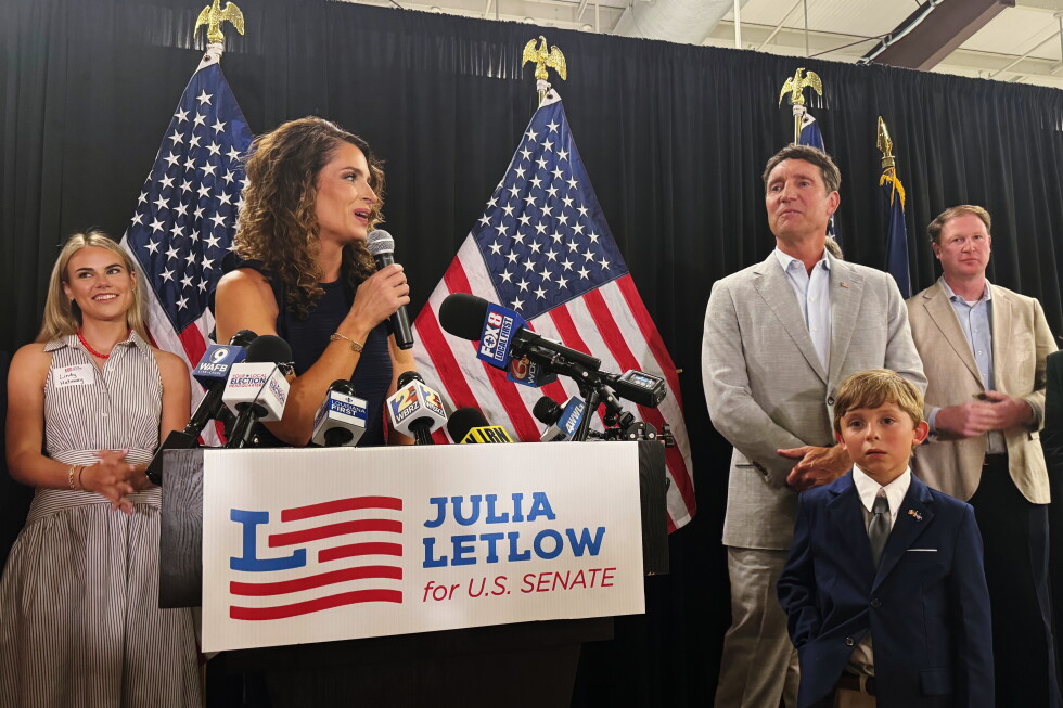 US Rep. Julia Letlow, endorsed by Trump, wins the GOP primary for Senate in Louisiana