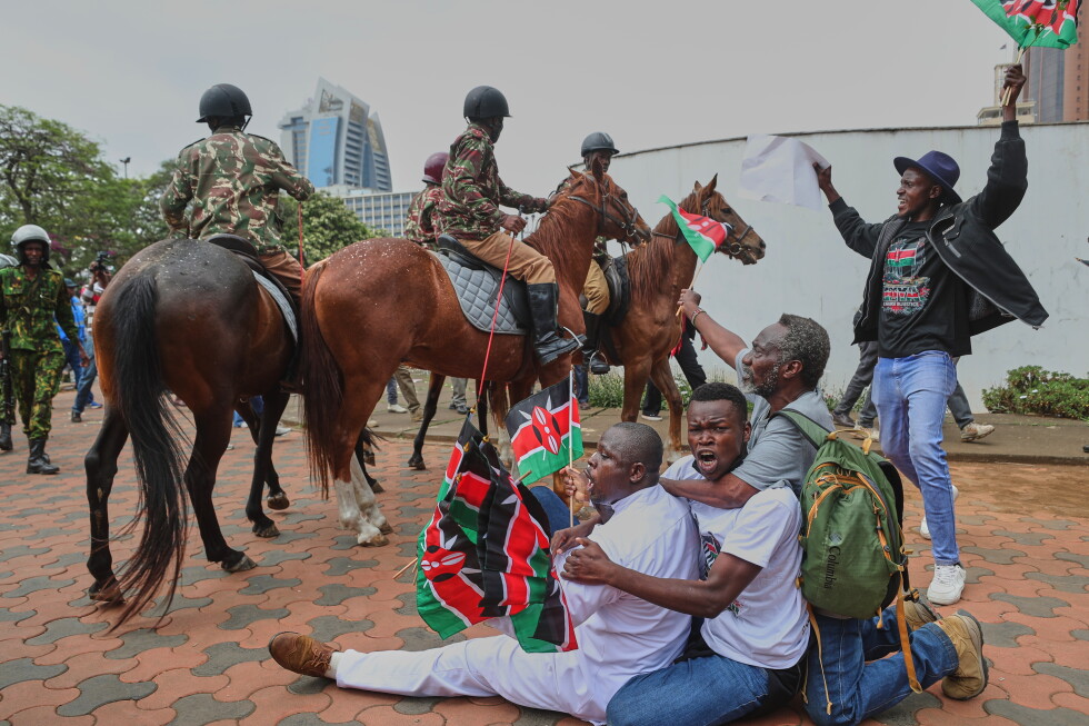 Kenya police detain hundreds on anniversary of bloody protest