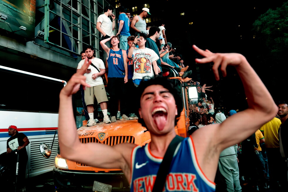 Mayhem as New York City celebrates the Knicks' first championship in 53 years