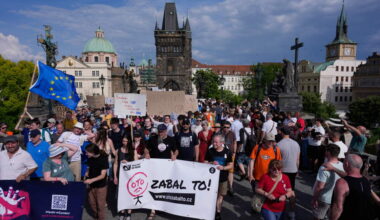 Czechs rally in Prague against government plan for public broadcasters
