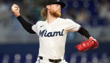 Meyer wins 8th straight decision to start season as Marlins beat Giants 6-3