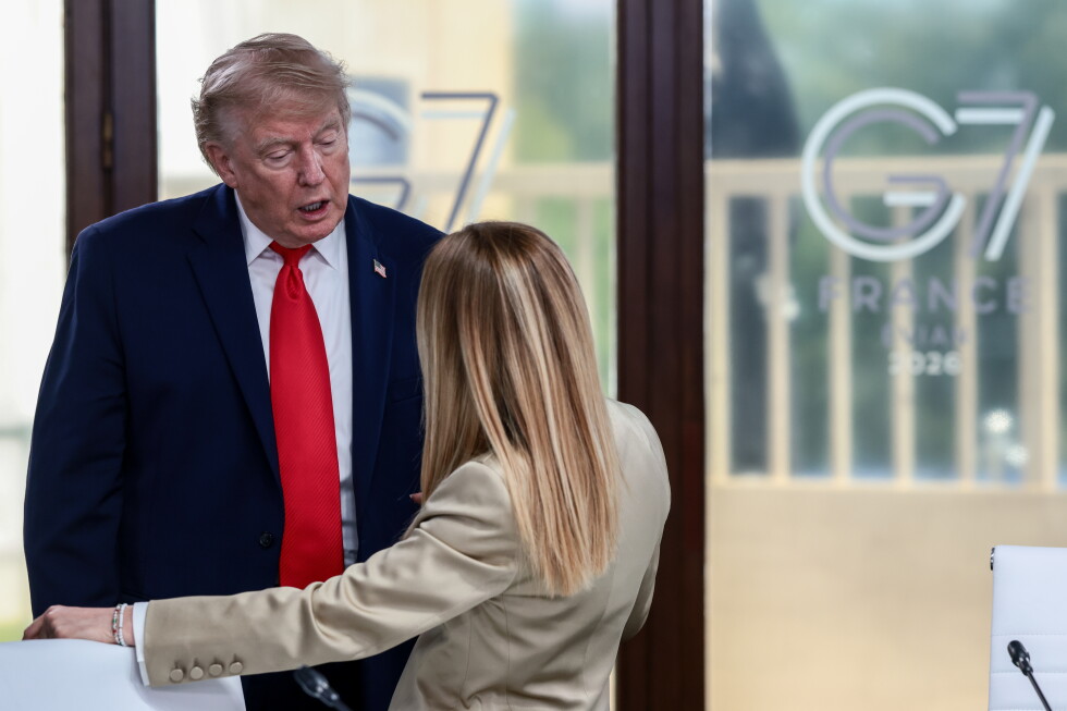 Trump deepens the dustup with Italy's Meloni over disputed G7 photo