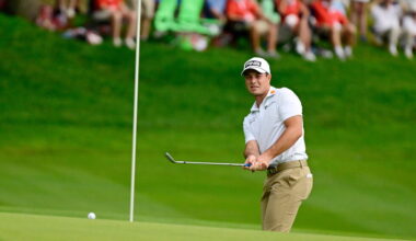 Hovland flips the script on Scheffler and takes the lead at Travelers Championship