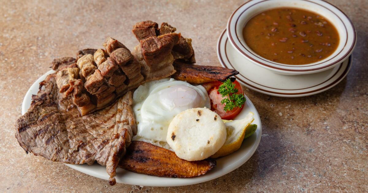 Best Colombian restaurants for bandeja paisa in Los Angeles