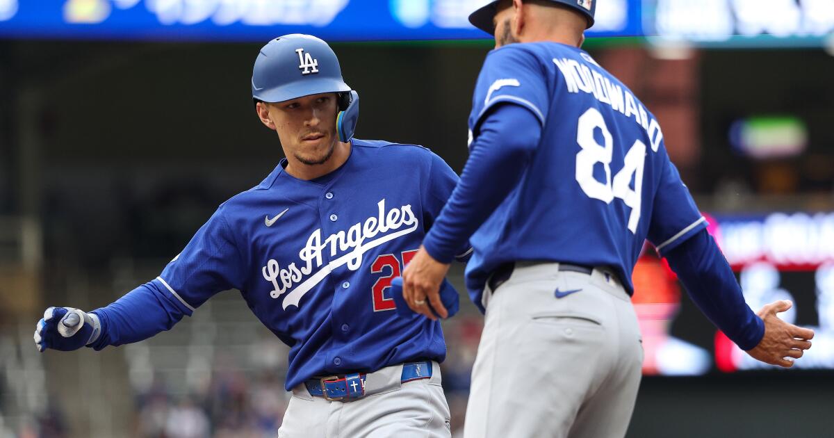 Dodgers rout Twins with help from Tommy Edman and Chuckie Robinson