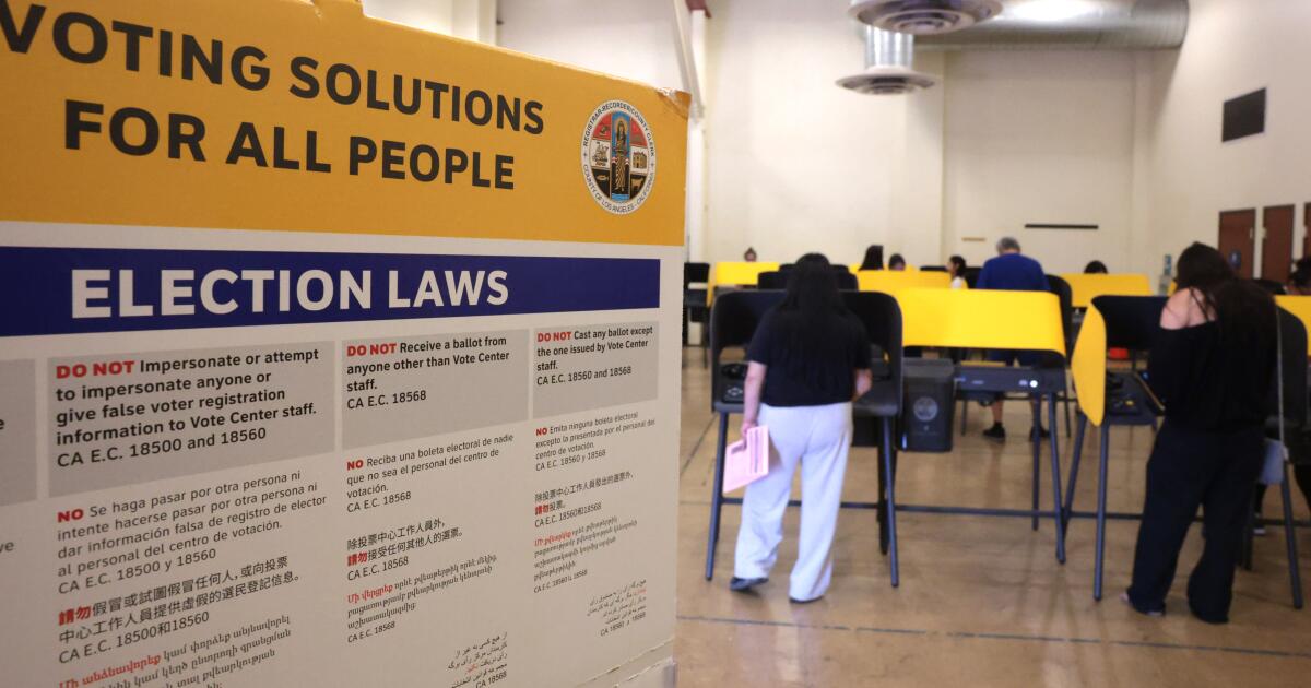 Early California congressional race results threaten GOP power in Washington