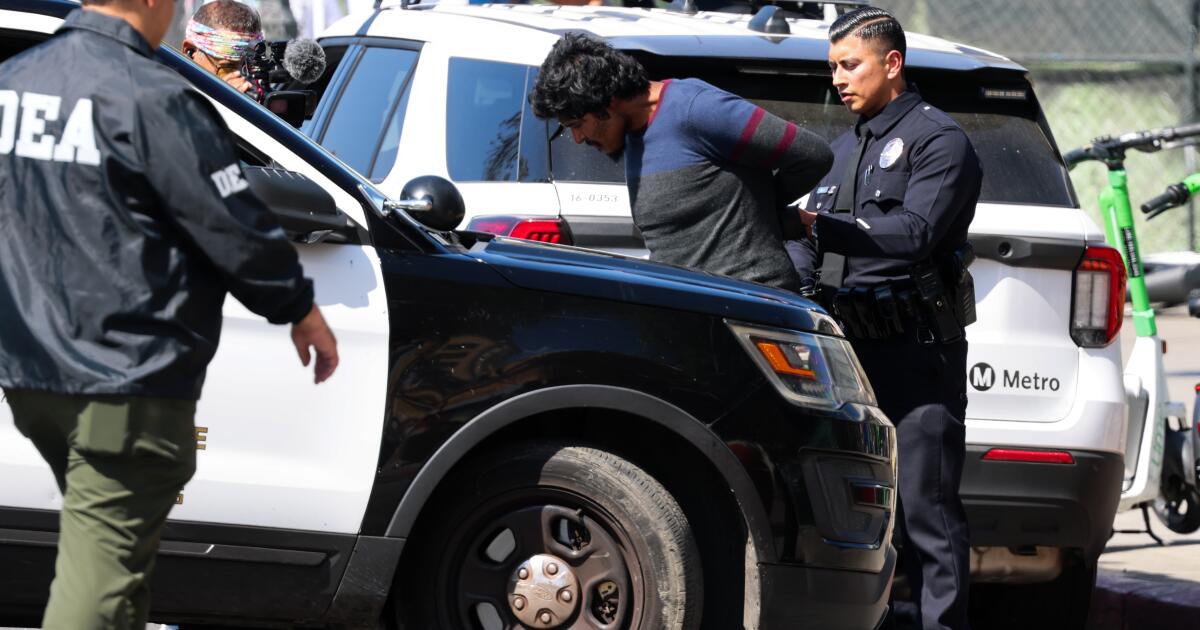 'We mean business.' LAPD and feds raid MacArthur Park