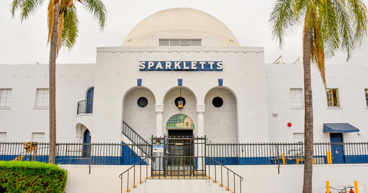 L.A.'s Sparkletts bottling plant is now a historic landmark