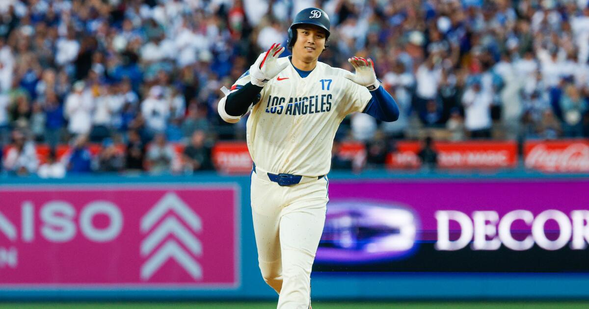 Dodgers score 9 in first, then Yoshinobu Yamamoto shuts down Angels