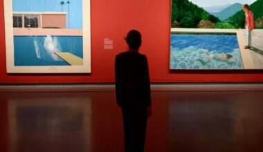 Essential David Hockney art of Los Angeles pools, lawn and wealth