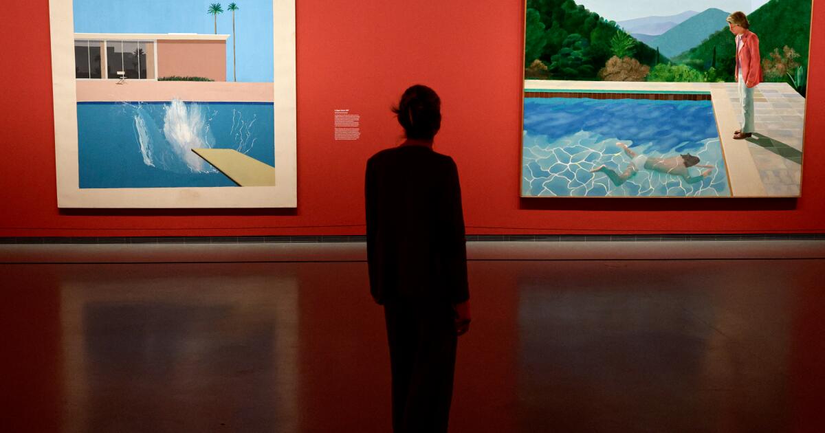 Essential David Hockney art of Los Angeles pools, lawn and wealth