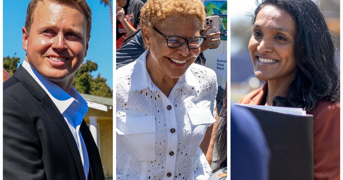 It's a fight to the finish in L.A.'s wild mayoral primary