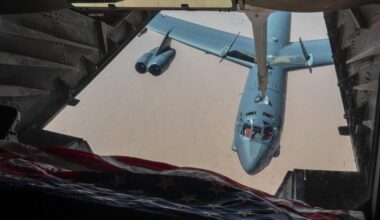 B-52 plane crashes at Edwards Air Force Base in California