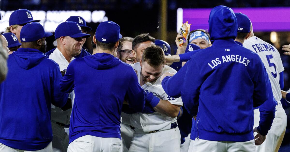 Dalton Rushing helps cap Dodgers' wild walk-off win over Orioles