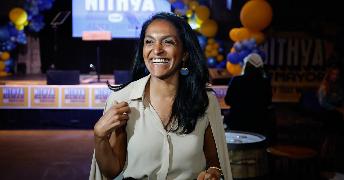 Raman closes in on Pratt as more votes in L.A. mayor's race are tallied