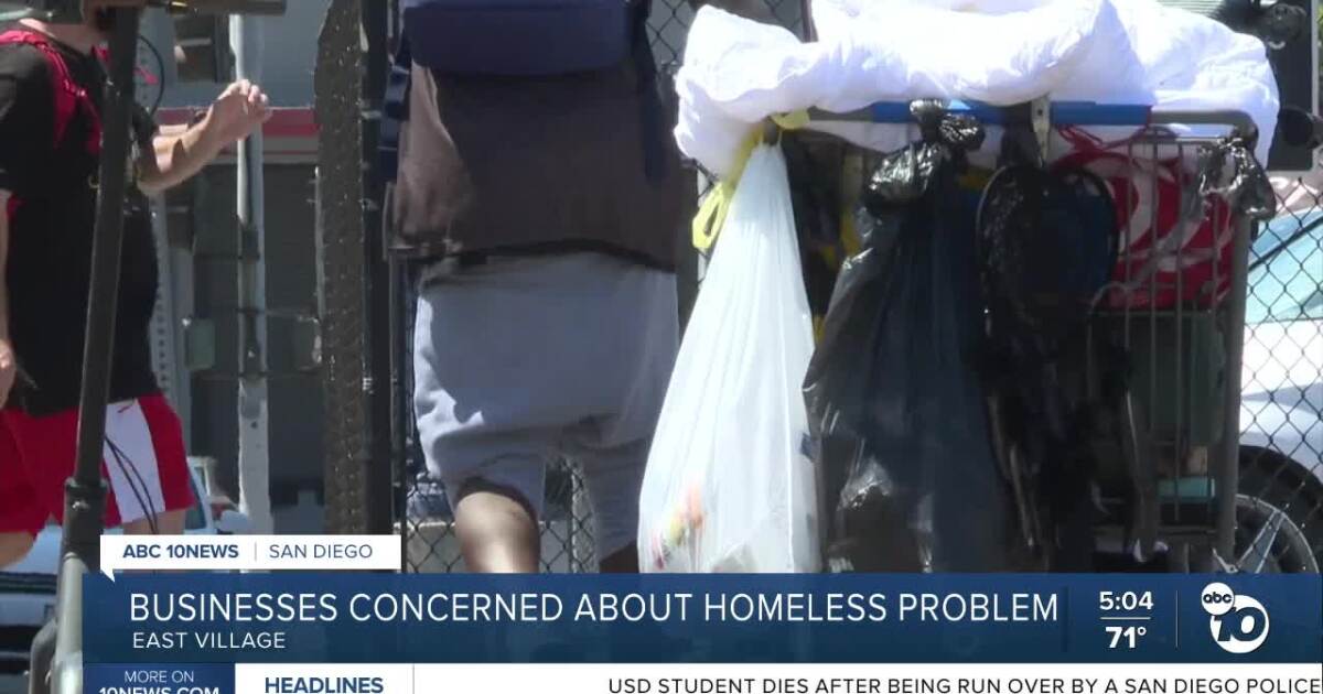 San Diego businesses sound alarm on downtown encampments