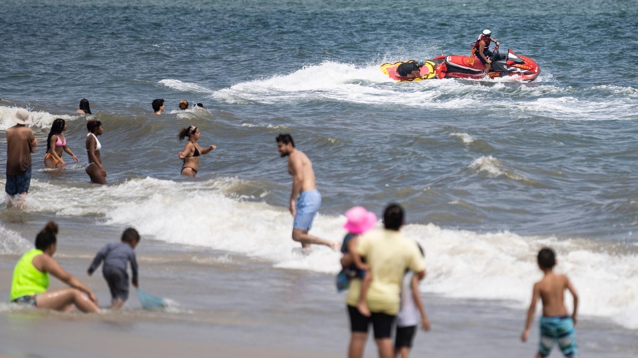Swimmer bitten on the foot at New York City beach in a suspected shark attack