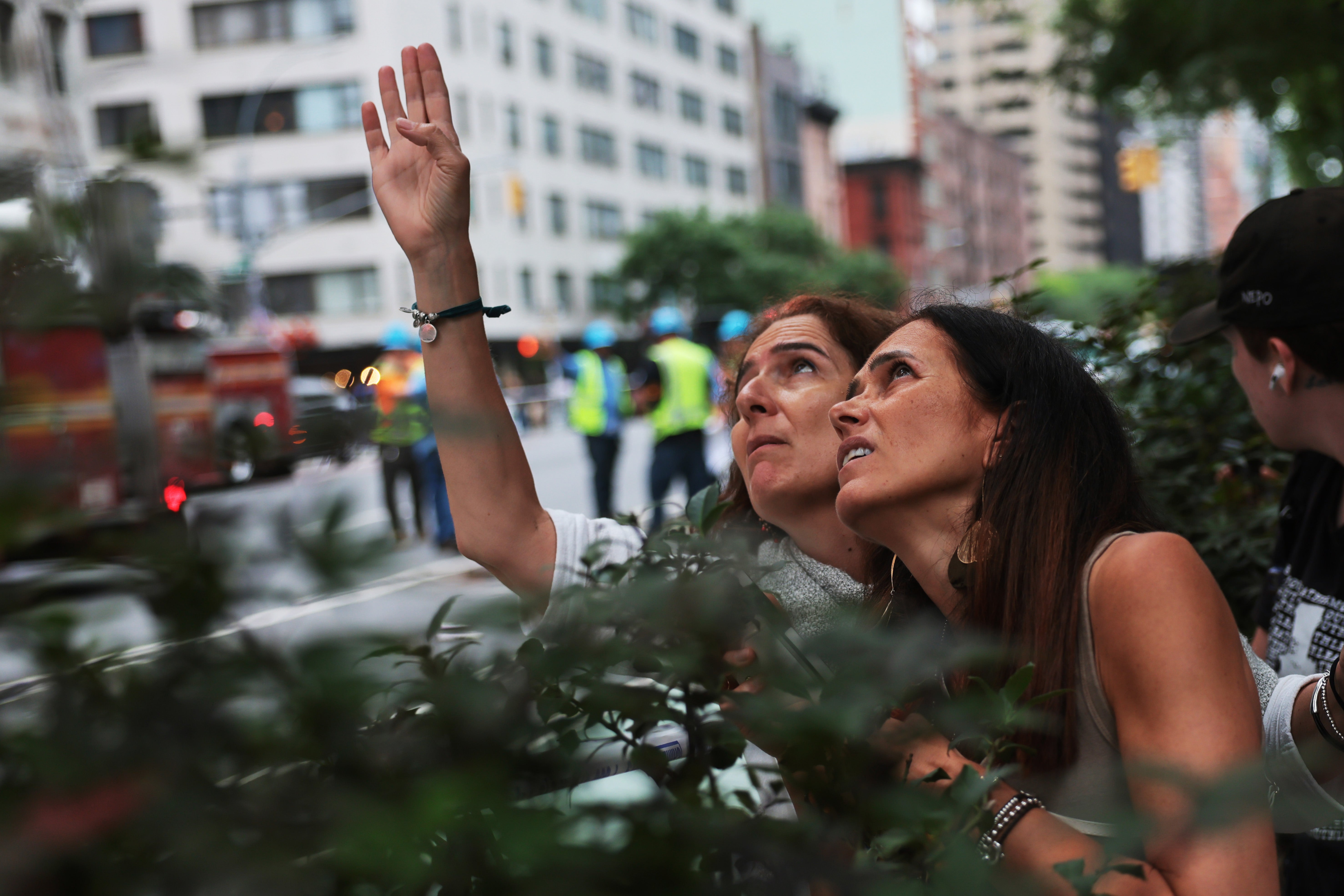 Crowds gathered near the site to see the building that New York City Mayor Zohran Mamdani labeled ‘unstable’