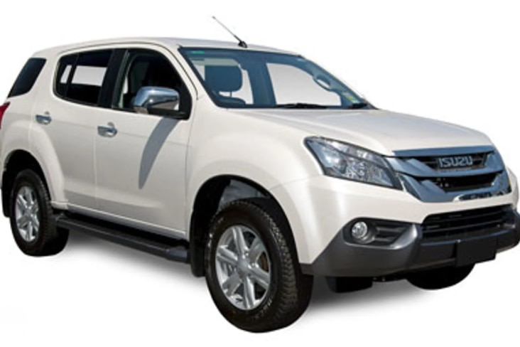 An Isuzu car.