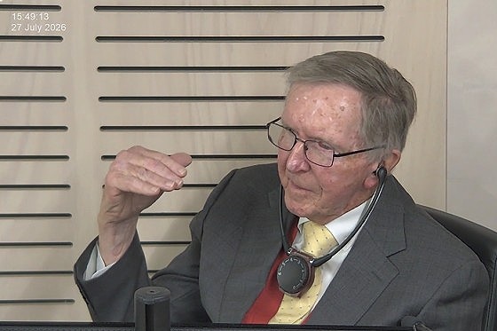 Michael O'Hara gives evidence on day one at ICAC's Operation Rosny public inquiry in Sydney