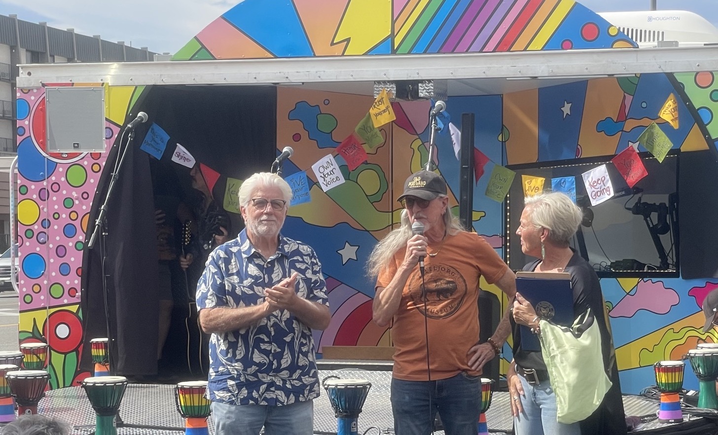 Carson Tahoe Health dedicates youth mental health outreach vehicle to rock legend Dave Mason at Carson City ceremony Sunday