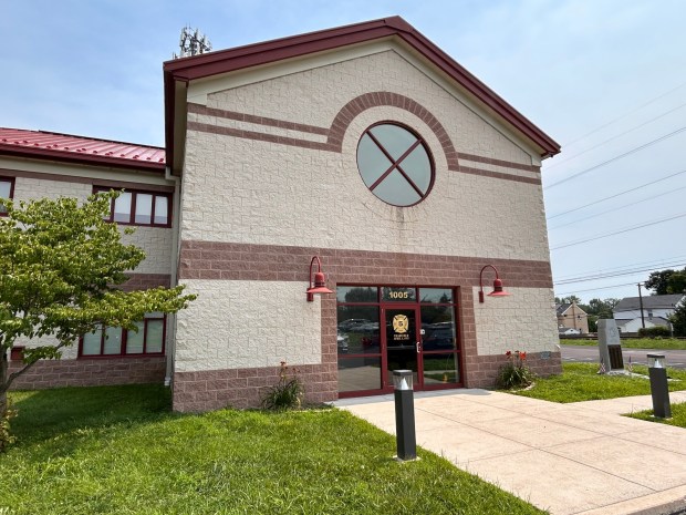 Another entrance at the Primos Secane Westbrook Park Fire Company. Fire company President Joseph Vizzarri and its board Chair Thomas Micozzie said they believed discussions with the township were progressing toward a cooperative solution. (PETE BANNAN-DAILY TIMES)